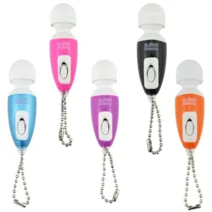 Portable Mini AV Massage Stick G-Spot Stimulator Small Bullet Clitoris Massager Keychain Vibrating Egg Adult Sex Toys for Women