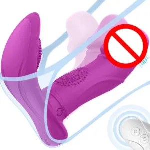 Wearable Vibrator Mimic Finger, Quiet Panty Vibrator With Remote, 3 Wiggling & 7 Vibration G Spot Vibrator, Sex Toys For Women,S