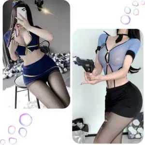 Cosplay Costume Sexy Flight Attendant Sailor Policewomen Outfits Underwear Stewardess Uniform Fantasy Lingerie Erotic Temptation