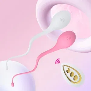 Wireless Remote Control Vibrator for Women G Spot Dildo Clitoris Stimulator Vibrating Love Egg Pollywog Sperm Sex Toys for Adult
