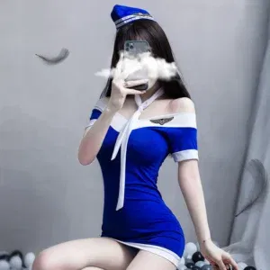 Sexy underwear sexy fresh role play flight attendant uniform set policewoman passionate perspective couple flirting L562