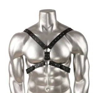 Men's Fashion Suspenders PU Leather Adjustable Straps Suspenders Gentlemen's Casual Clothing Accessories