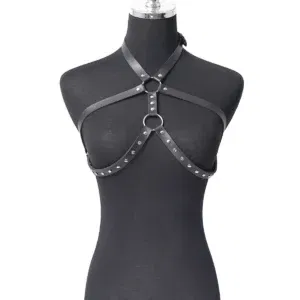 Women's Chest Girdle Sexy Girdle Leather Lingerie Bdsm Bondage Lingerie Body Girdle Gothic Fetish Costumes Exotic Accessories